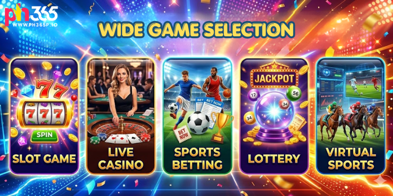 Wide Game Selection